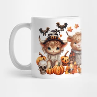 Happy Hallothanksmas Highland Cow #5 Mug